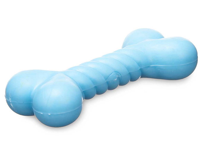 Mascow Hueso de Silicona para Perro 12 cm Surtido Azul, Rosa, Verde (Set de 24)