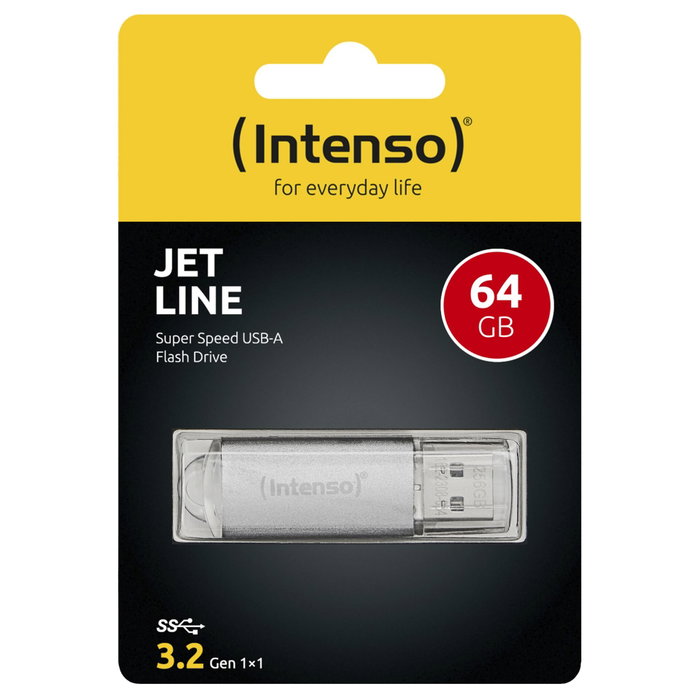 Intenso Jet Line Aluminum 64GB USB Stick 3.2 Gen 1x1 Intenso Jet Line Aluminum 64GB USB Stick 3.2 Gen 1x1