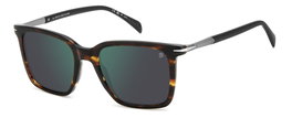 David Beckham DB-1130-S-EX4 Gafas de sol marrón con cristal verde