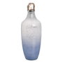 Ixia Botella Decorativa Azul Cristal 16 x 16 x 44 cm