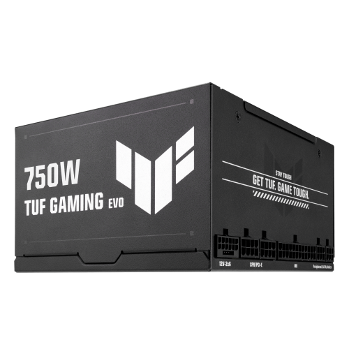 ASUS TUF-GAMING-750G-EVO 750W ATX 3.0 80+ GOLD Fuente de Alimentación PC con Ventilador Activo, Cables Modulares, 10 Años de Garantía
