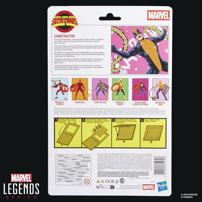 Hasbro Marvel Legends Series Secret Wars Constrictor de 15 cm