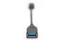 Digitus Cable Adaptador USB Type-C a USB-A OTG 0,15m Negro