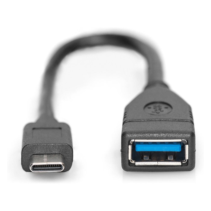 Digitus Adaptador USB Tipo-C a USB-A OTG 0,15m Digitus Adaptador USB Tipo-C a USB-A OTG 0,15m