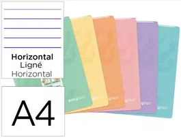 Oxford Easybook Libreta Escolar Din A4 48 Hojas Colores Pastel Surtidos