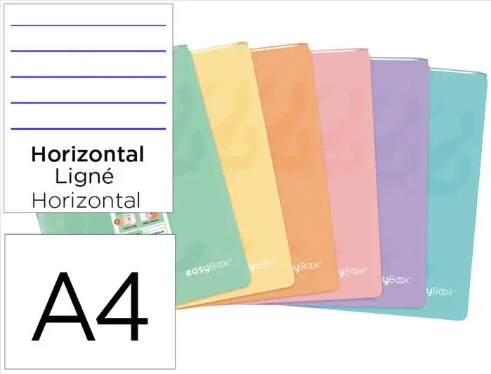 Oxford Easybook Libreta Escolar Din A4 48 Hojas Colores Pastel Surtidos Oxford Easybook Libreta Escolar Din A4 48 Hojas Colores Pastel Surtidos