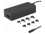 Qoltec Cargador Universal 65W con múltiples conectores
