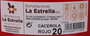 La Estrella Cacerola Esmaltada con Tapa 20 cm Rojo - Dimensiones: 22,3 cm ancho, 12,4 cm alto, 28,2 cm largo (6 Unidades)