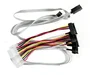 Microchip Technology 2280100-R Cable SAS SFF-8643 a 4x1 SAS, 0.8 m, 6 Gbit/s, Multicolor Blanco