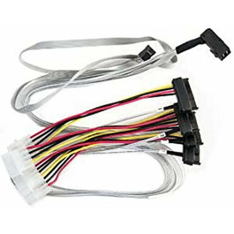 Microchip technology 2280100-r cable serial attached scsi (sas) 0,8 m 6 gbit/s multicolor, blanco