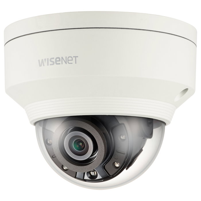 Hanwha Techwin Wisenet XNV-6020R Cámara IP Seguridad Exterior Full HD 2MP PTZ Digital Domo Fijo, PoE, Visión Nocturna 30m, IP67 IK10, Español