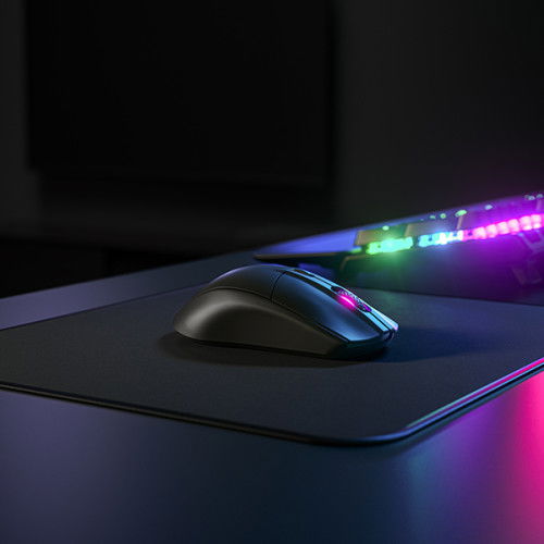 SteelSeries Rival 3 Wireless Ratón Gaming para Diestros - Inalámbrico RF/Bluetooth 5.0, Óptico 18000 DPI, 6 Botones, Iluminación RGB, Negro