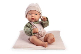 Antonio Juan Muñeca Baby Toneta Parlante 33cm, Bebé de Pana Multilingüe (Español, Francés, Inglés, Otros)