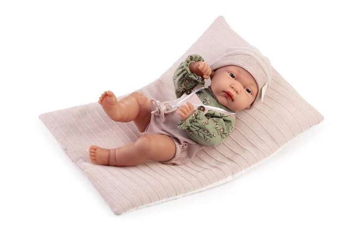 Antonio Juan Muñeca Baby Toneta Parlante 33cm, Bebé de Pana Multilingüe (Español, Francés, Inglés, Otros)