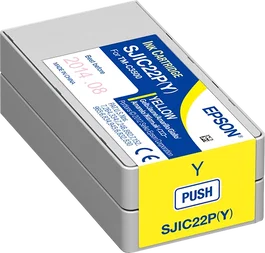 Epson SJIC22P-Y Cartucho de tinta amarillo C33S020604 32.5ml