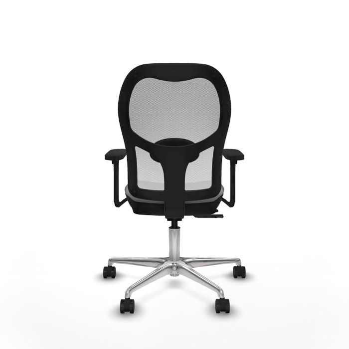 PIQUERAS Y CRESPO Silla de oficina Jorquera con mecanismo Sincro/Traslack Gris y Blanco