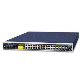 PLANET IGS-6325-24P4X Switch PoE Gestionable Industrial L3 24 Puertos Gigabit 802.3at + 4 SFP+ 10G