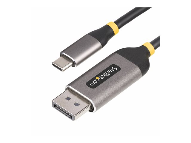 StarTech Adaptador de Cable USB-C a DisplayPort 1.4 3m 8K 60Hz / 4K 144Hz HDR10 - Negro/Gris - Modelo 142-USBC-DP-8K-10F