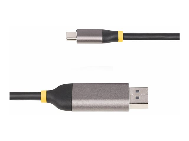 StarTech Adaptador de Cable USB-C a DisplayPort 1.4 3m 8K 60Hz / 4K 144Hz HDR10 - Negro/Gris - Modelo 142-USBC-DP-8K-10F