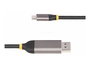 StarTech Adaptador de Cable USB-C a DisplayPort 1.4 3m 8K 60Hz / 4K 144Hz HDR10 - Negro/Gris - Modelo 142-USBC-DP-8K-10F