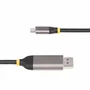 StarTech.com Cable Adaptador USB-C a DisplayPort de 3m, 8K 60Hz, 4K 144Hz, HDR10, Gris y Negro