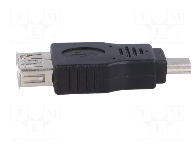AKYGA Adaptador OTG USB 2.0 con conector USB A y mini USB B