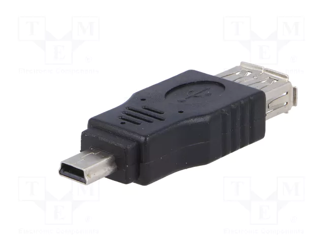 AKYGA Adaptador OTG USB 2.0 con conector USB A y mini USB B