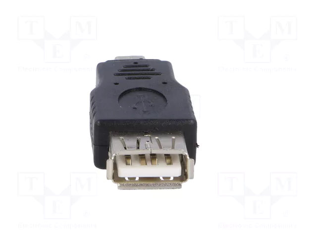AKYGA Adaptador OTG USB 2.0 con conector USB A y mini USB B