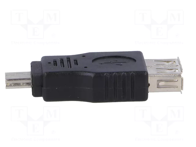 AKYGA Adaptador OTG USB 2.0 con conector USB A y mini USB B