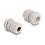 DeLOCK Prensacables M16 Gris 10 piezas