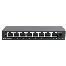 REYEE 8-Port Gigabit unmanaged Switch, 8 Gigabit RJ45 Ports ,Steel Case