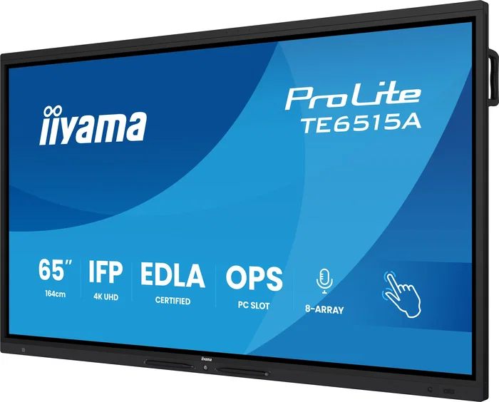 Iiyama TE6515A-B2AG Pantalla Táctil 65 pulg 4K UHD Android 14