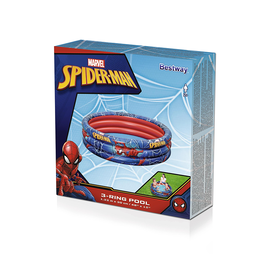 Bestway Piscina Hinchable Marvel Spiderman 122x30 cm +2 Años Jardin 98018