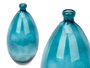 GIFTDECOR Botella Abombada Irregular Turquesa