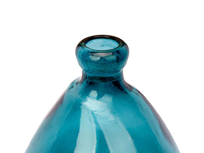 GIFTDECOR Botella Abombada Irregular Turquesa GIFTDECOR Botella Abombada Irregular Turquesa