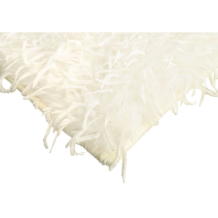 DKD Home Decor Alfombra de Poliéster 200x300 cm Natural Antideslizante