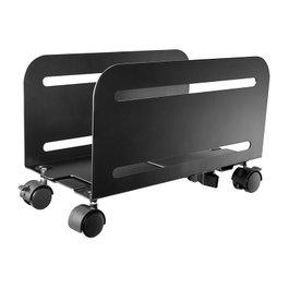 VALUE Carro multimedia 17.99.1500 con ruedas de bloqueo, Negro