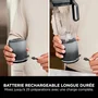 Ninja Licuadora portátil Blast Max BC251EULD, Recipiente 530 ml, Batería 2h, Inalámbrica, Sin BPA, Gris