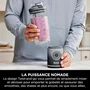 Ninja Licuadora portátil Blast Max BC251EULD, Recipiente 530 ml, Batería 2h, Inalámbrica, Sin BPA, Gris