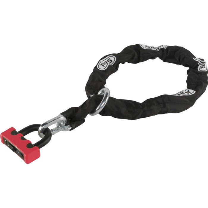 Abus GRANIT Power XS 67/105HB50 rojo con cadena 10KS120 negro Abus GRANIT Power XS 67/105HB50 rojo con cadena 10KS120 negro