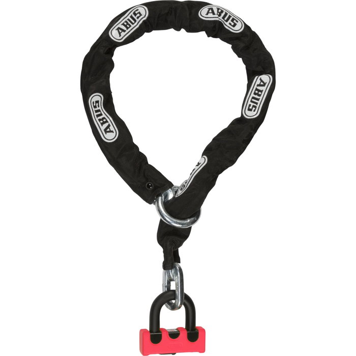 Abus GRANIT Power XS 67/105HB50 rojo con cadena 10KS120 negro Abus GRANIT Power XS 67/105HB50 rojo con cadena 10KS120 negro