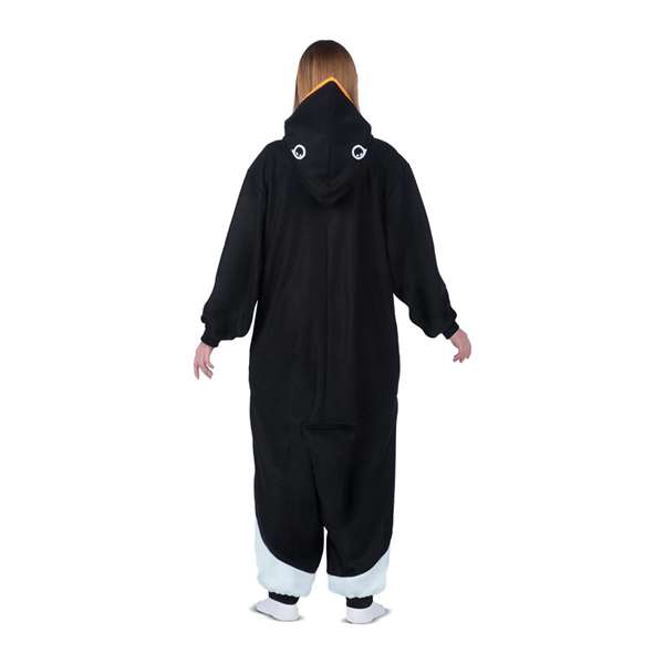 My Other Me Disfraz Pingüino Adult Big Kigurumi con Capucha y Cola Talla L Negro