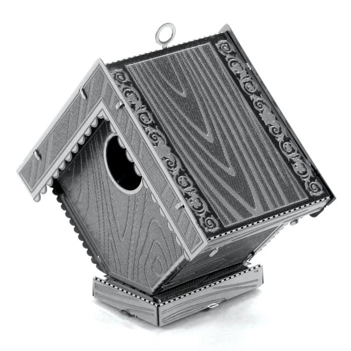 Fascinations Metal Earth Modelo 3D Casa de Pájaros en Metal - Kit de Maqueta de Acero Inoxidable para Construcción sin Pegamento ni Soldadura
