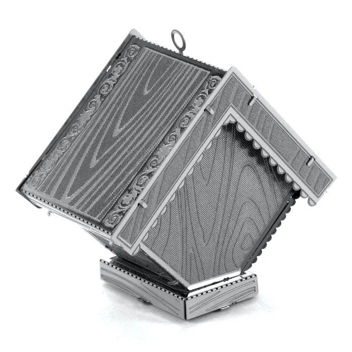 Fascinations Metal Earth Modelo 3D Casa de Pájaros en Metal - Kit de Maqueta de Acero Inoxidable para Construcción sin Pegamento ni Soldadura