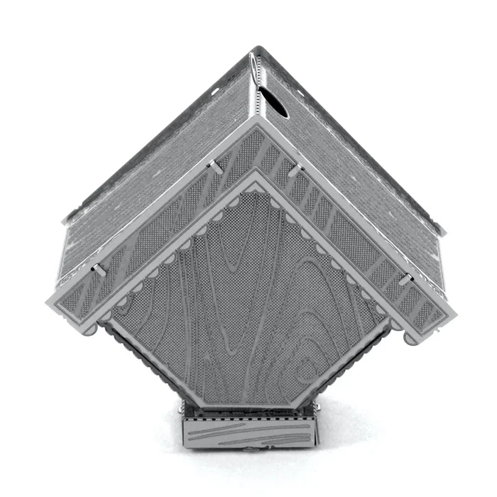 Fascinations Metal Earth Modelo 3D Casa de Pájaros en Metal - Kit de Maqueta de Acero Inoxidable para Construcción sin Pegamento ni Soldadura