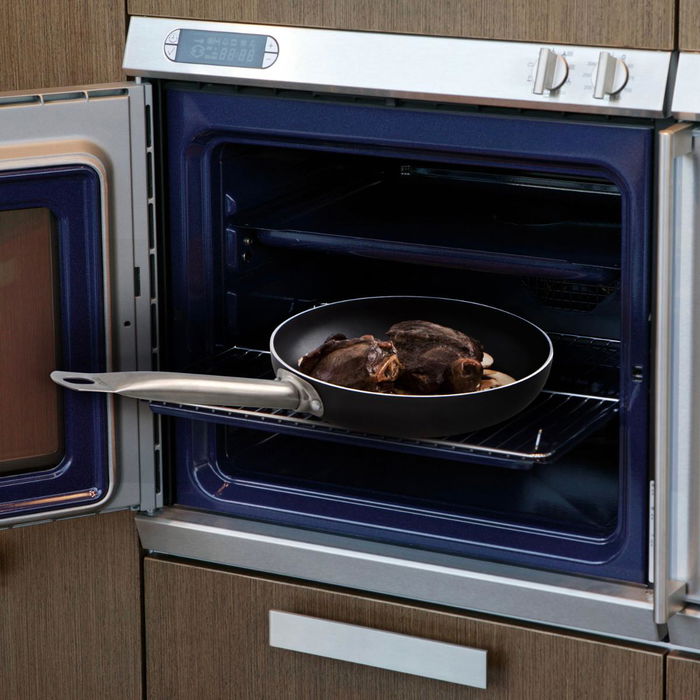 Sartén de Aluminio Estampado Pro Chef Quid 24 cm (6 Unidades)