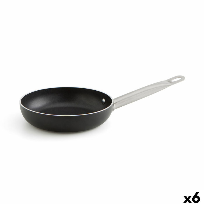 Quid Set de 6 Sartenes Pro Chef de 24 cm en Negro
