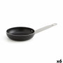 Quid Set de 6 Sartenes Pro Chef de 24 cm en Negro