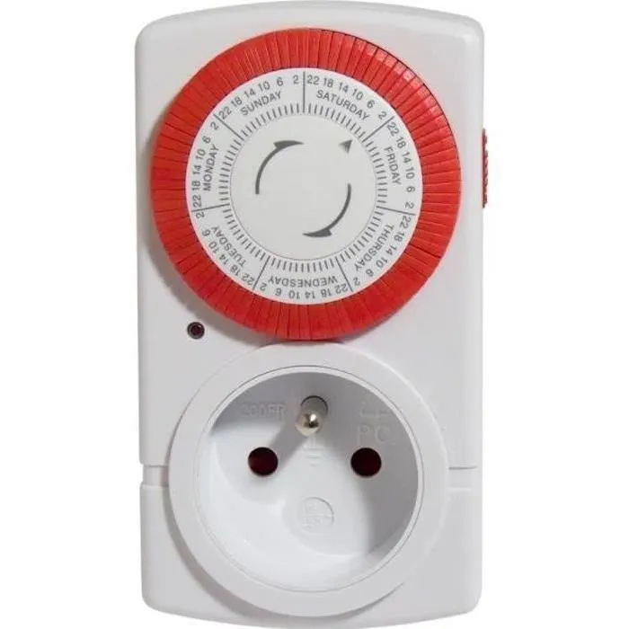 Chacon Programador Mecánico Semanal 3500W Chacon Programador Mecánico Semanal 3500W