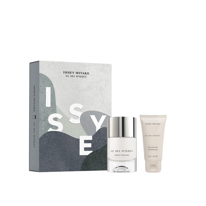 Set Issey Miyake: Le Sel D'Issey, Eau De Toilette, For Men, 50 ml + Le Sel D'Issey, Shower Gel, For All Skin Types, 50 ml